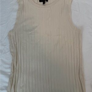 Banana Republic Ribbed Tank Top - Cream
